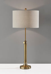 Barton Table Lamp in Antique Brass