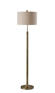 Barton Floor Lamp in Antique Brass