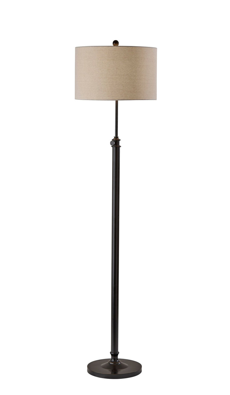 Barton Floor Lamp in Antique Bronze