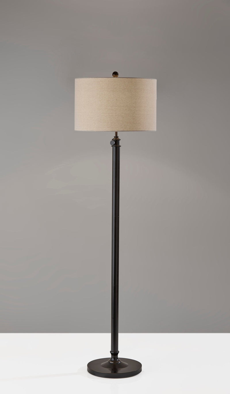 Barton Floor Lamp in Antique Bronze