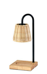 Ridgley Candle Warmer Lamp in Black
