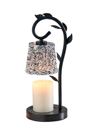 Ivy Candle Warmer Lamp in Black