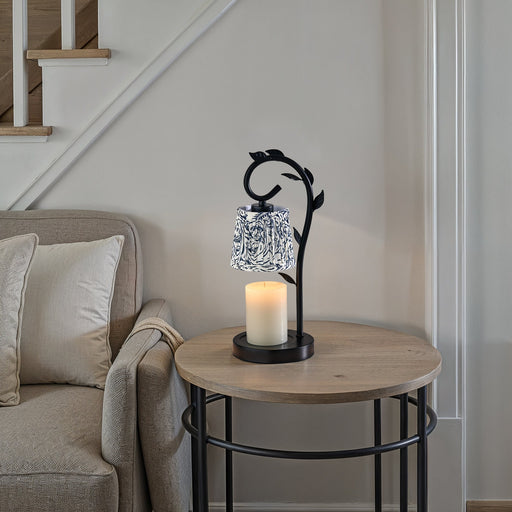 Ivy Candle Warmer Lamp in Black