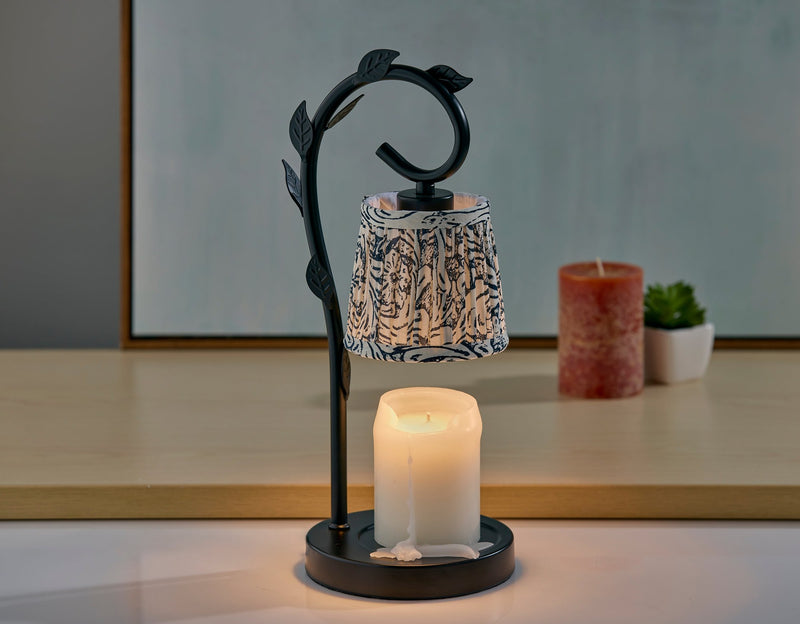 Ivy Candle Warmer Lamp in Black