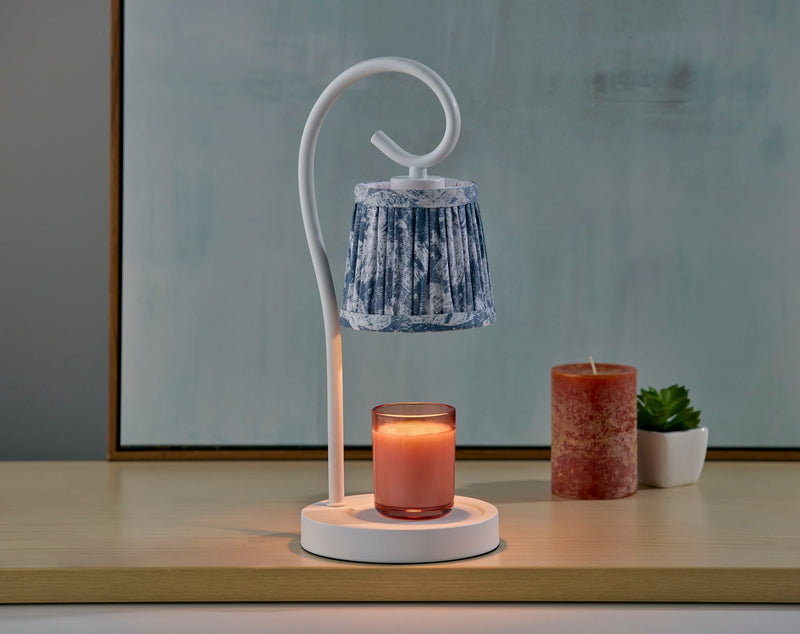 Perry Candle Warmer Lamp in White