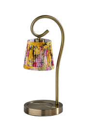 Perry Candle Warmer Lamp in Antique Brass