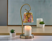 Perry Candle Warmer Lamp in Antique Brass