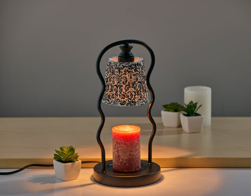 Twirl Candle Warmer Lamp in Black