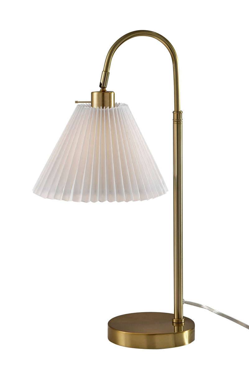 Thalia Table Lamp in Antique Brass