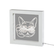 Cool Dog LED Light Box in White