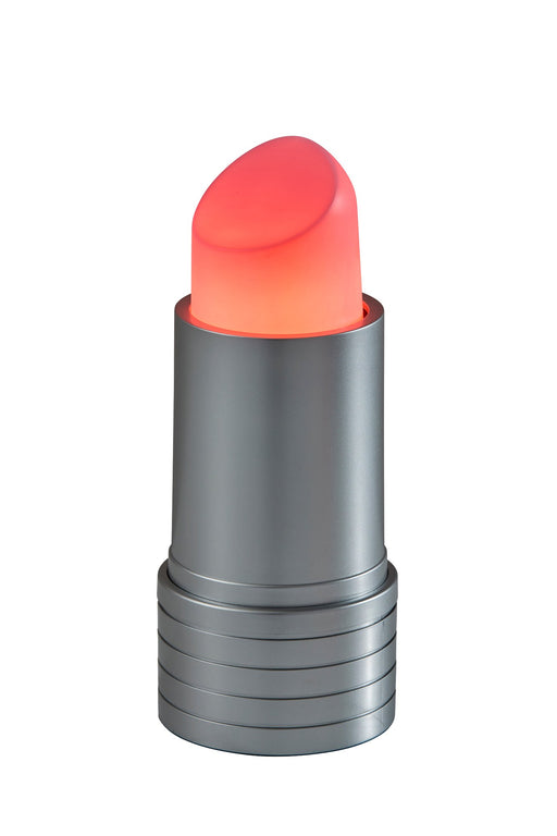 Lipstick Accent Lamp in Silver