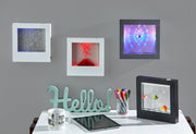 Disco Ball LED Light Box in Silver