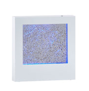 Glitter LED Light Box in White