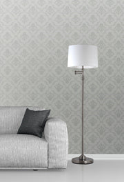 Aaron Swing-Arm Floor Lamp in Antique Pewter