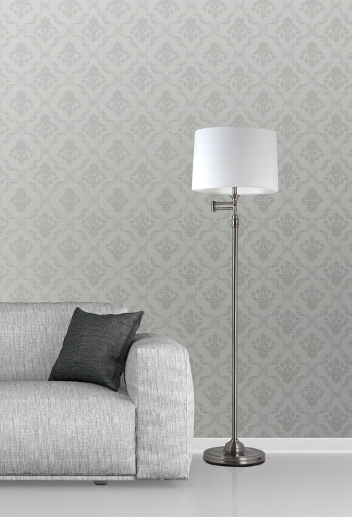 Aaron Swing-Arm Floor Lamp in Antique Pewter