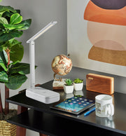 UV-C Sanitizing LED Desk Lamp in White