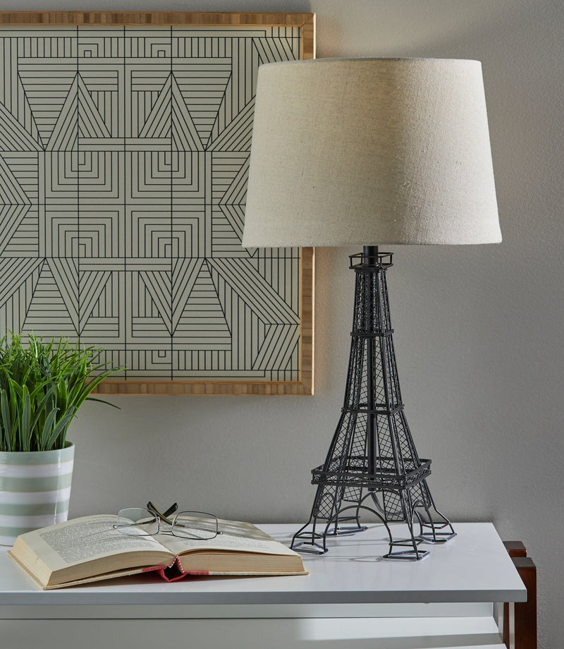 Eiffel Table Lamp in Black