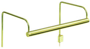 Slim-Line 6" Plug-In Picture Light in Polished Brass