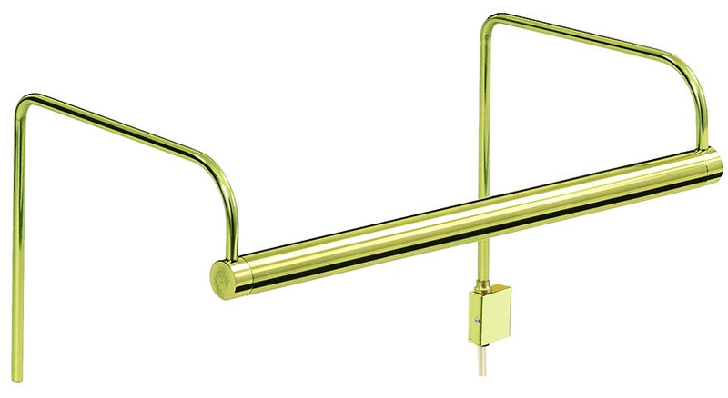 Slim-Line 6" Plug-In Picture Light in Polished Brass