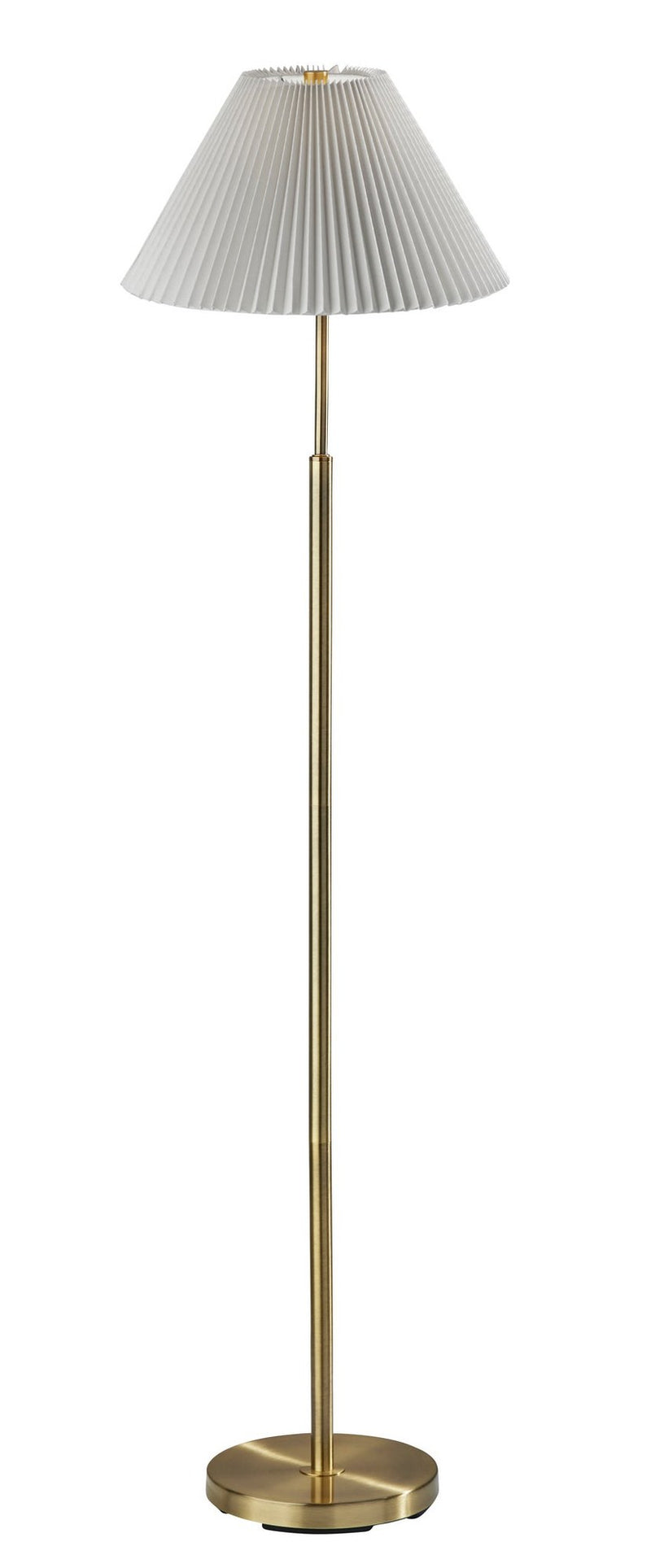 Jeremy Floor Lamp in Antique Brass