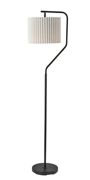 Evan Arc Floor Lamp in Black