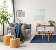 Evan Arc Floor Lamp in Antique Brass