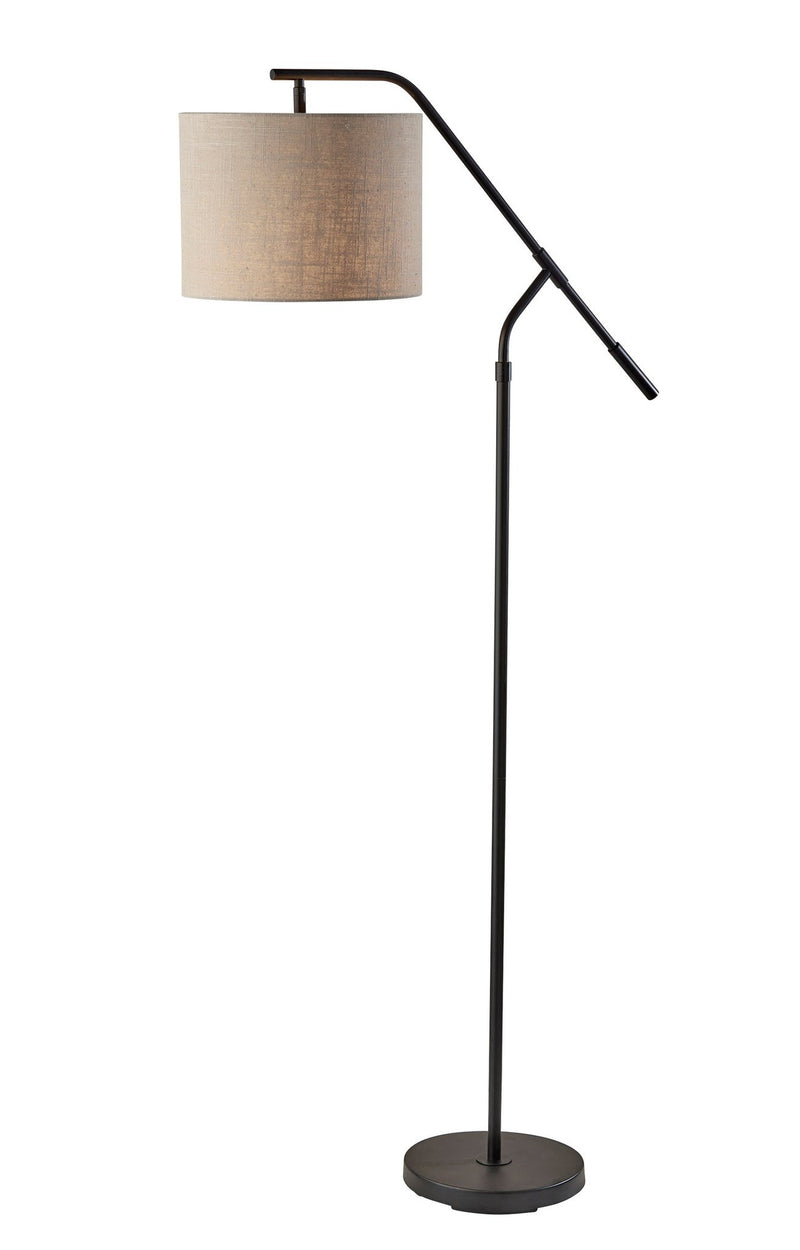 Milo Arc Floor Lamp in Black