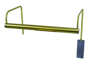 Slim-Line 15" LED Plug-In Picture Light in Satin Brass