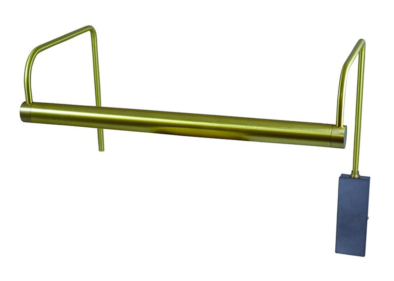 Slim-Line 15" LED Plug-In Picture Light in Satin Brass