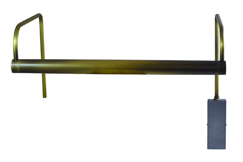 Slim-Line 15" LED Plug-In Picture Light in Antique Brass
