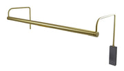 Slim-Line 29" LED Plug-In Picture Light in Satin Brass