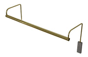 Slim-Line 29" LED Plug-In Picture Light in Polished Brass