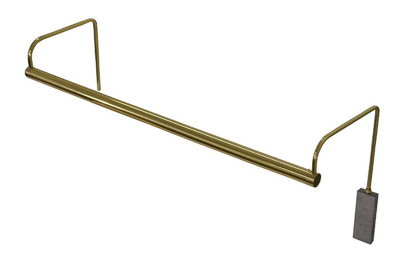 Slim-Line 29" LED Plug-In Picture Light in Polished Brass