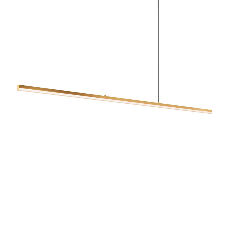 Current 60" Linear Pendant in Gold