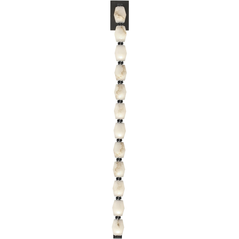 Collier Alabaster 40 Wall Sconce in Bronze
