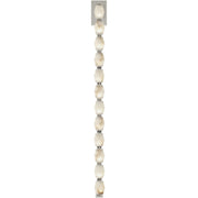 Collier Alabaster 40 Wall Sconce in Polished Nickel
