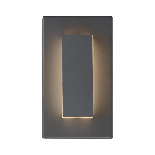 Aspen 8 Outdoor Wall Sconce in Charcoal with Acrylic Glass