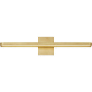 Banda 24 Bath Vanity Light in Natural Brass