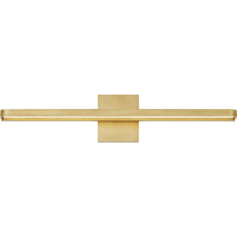 Banda 24 Bath Vanity Light in Natural Brass