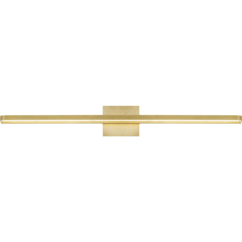 Banda 36 Bath Vanity Light in Natural Brass