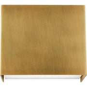 Brompton Small Wall Sconce in Natural Brass