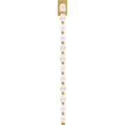 Collier 40 Wall Sconce in Natural Brass Integrated with Crystal Glass