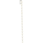 Collier 53 Wall Sconce in Polished Nickel Integrated with Crystal Glass