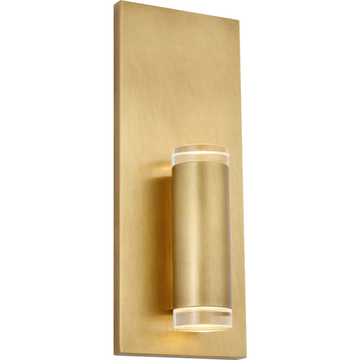 Dobson II Wall Sconce in 1 Light Natural Brass