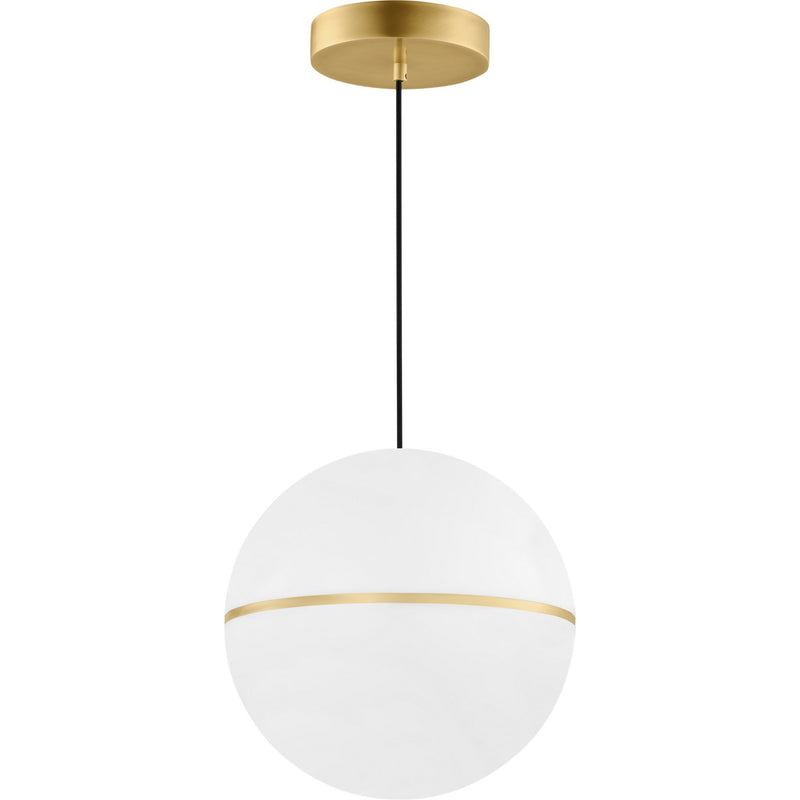 Hanea X-Large Pendant in Natural Brass