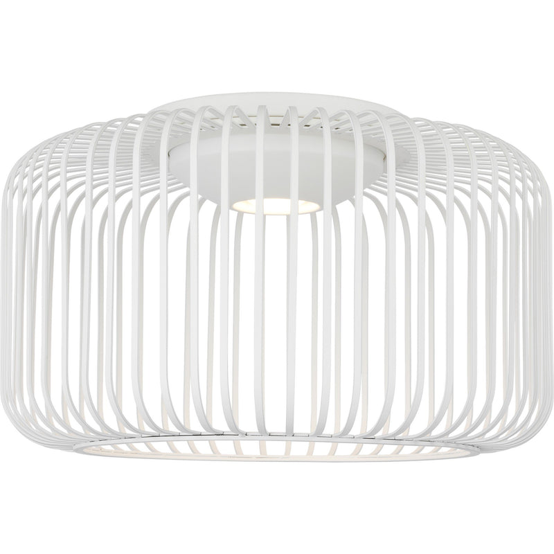 Kai 15 Flush Mount in Matte White