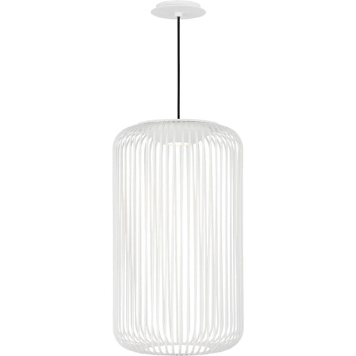 Kai 1 Pendant in Matte White