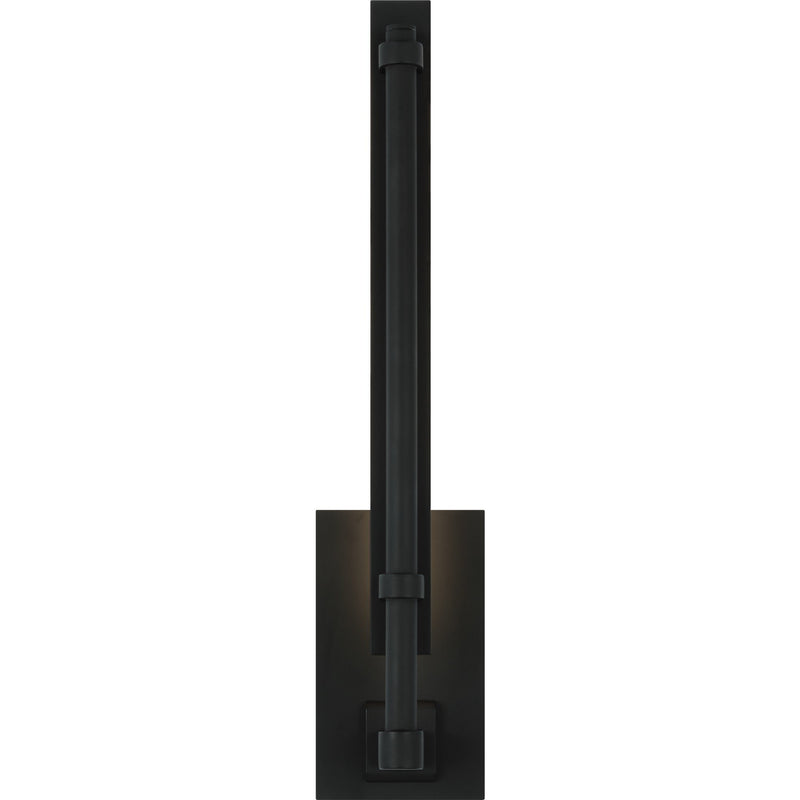 Kal Small Bath Sconce in Nightshade Black