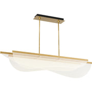 Nyra 60 Linear Pendant in Plated Brass