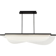 Nyra 60 Linear Pendant in Nightshade Black
